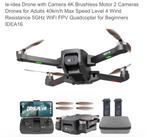 Mooie drone met hele goede camera, Ophalen of Verzenden, Zo goed als nieuw