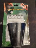 Dobbelbeker met dobbelstenen - Nieuw in verpakking, Ophalen of Verzenden