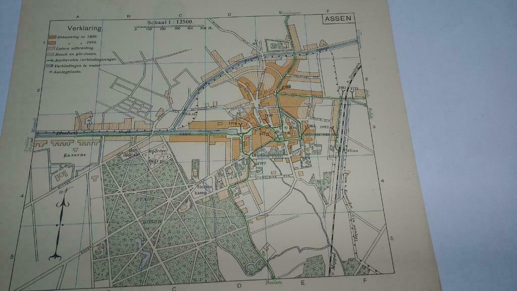 06 / Assen  Litho 1917, Ophalen of Verzenden