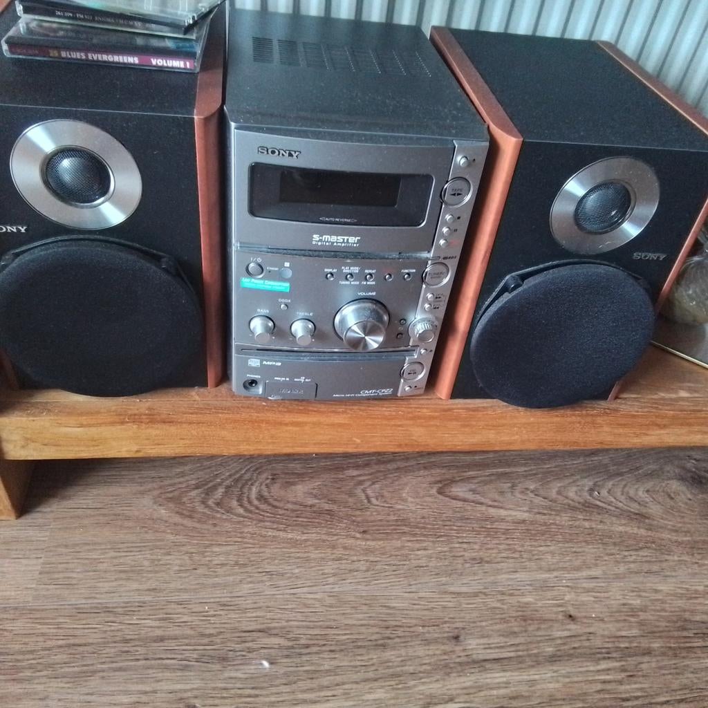 Sony Stereoset met Platenspeler, Cassettes en Boxen, Ophalen, Gebruikt, Losse componenten, Sony