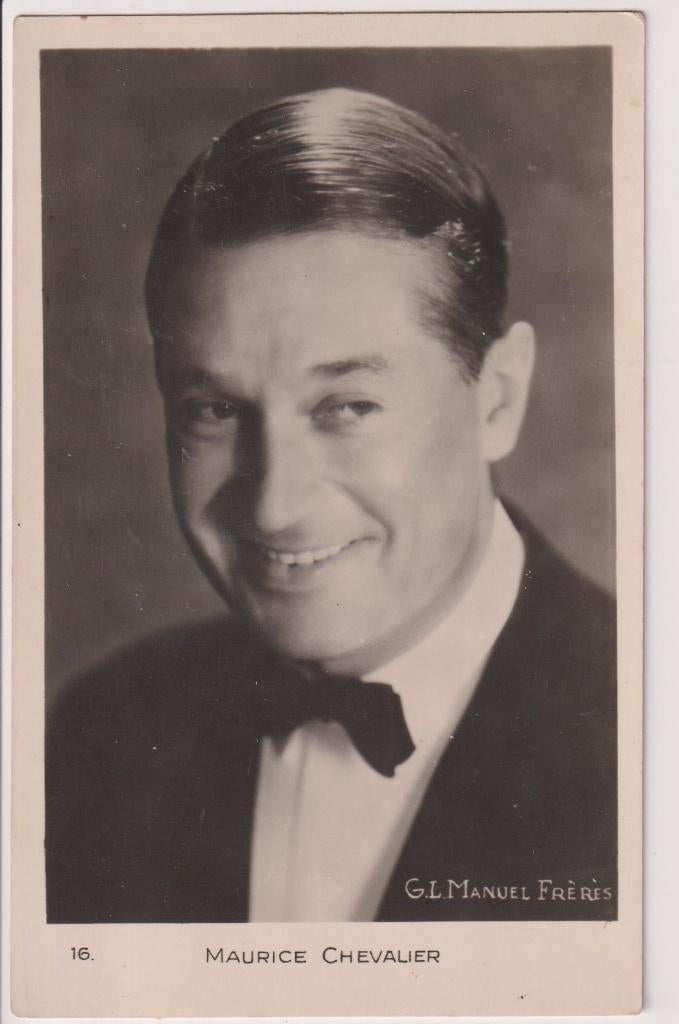 132 Maurice Chevalier 1888-1972 Franse Zanger Acteur B73, Verzenden, Gebruikt, Foto of Kaart