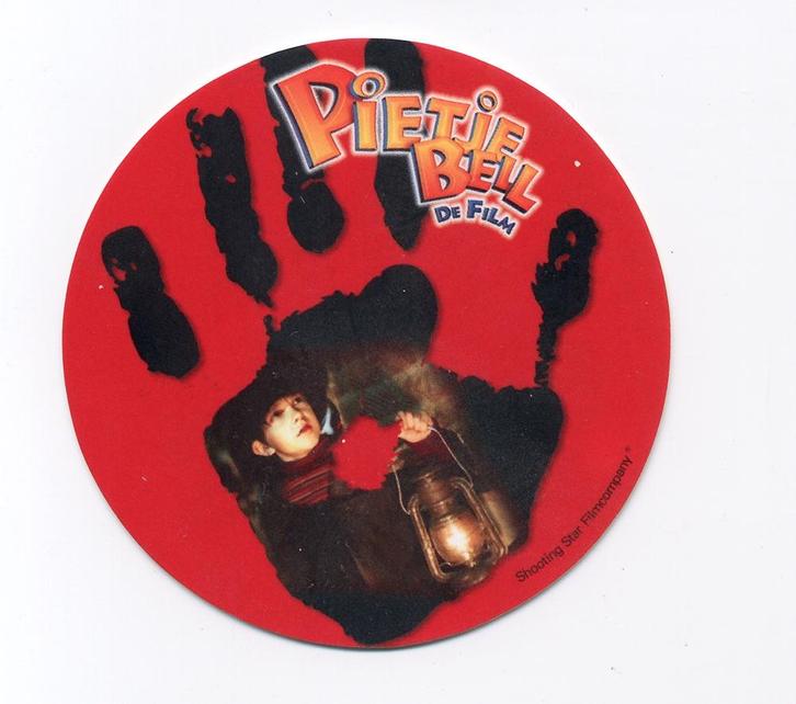 2x Calvé pindakaas - Pietje Bell - De Film - Onderzetter Fox, Verzamelen, Film en Tv, Nieuw, Tv, Gebruiksvoorwerp, Ophalen of Verzenden