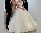 Bruidsjurk, Kleding | Dames, Jurken, Maat 38/40 (M), Wit, Ophalen of Verzenden, Onder de knie