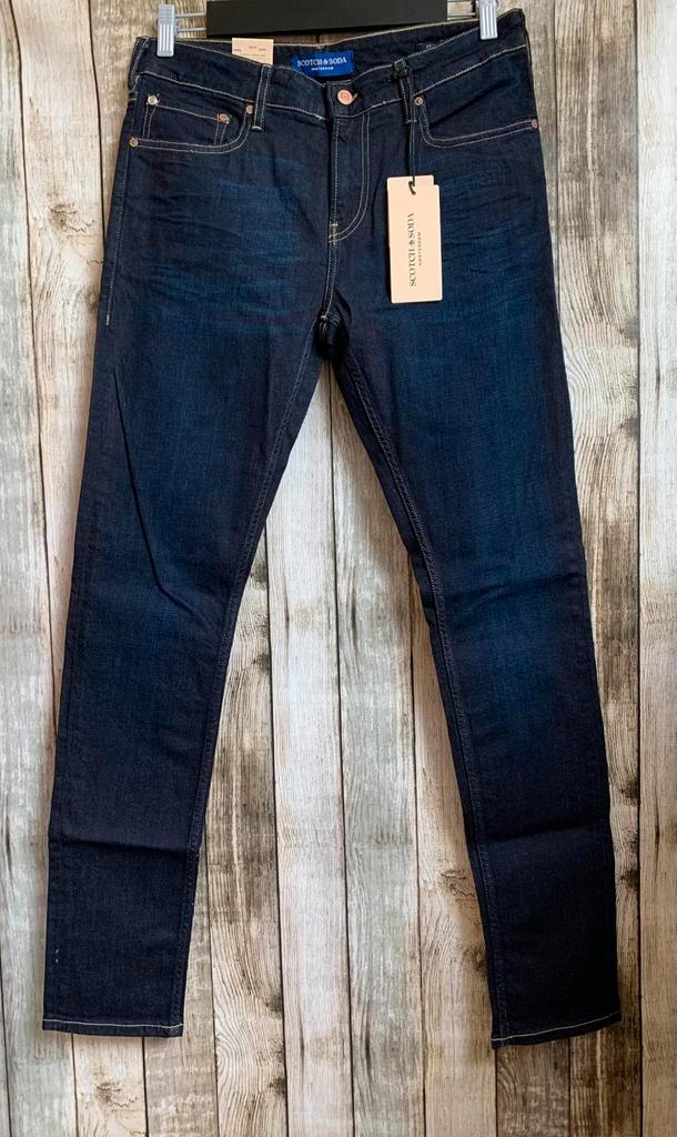 Scotch&Soda Skim super slim nieuwe blauwe jeans Maat W32/L34, Kleding | Heren, Spijkerbroeken en Jeans, Nieuw, W32 (confectie 46) of kleiner