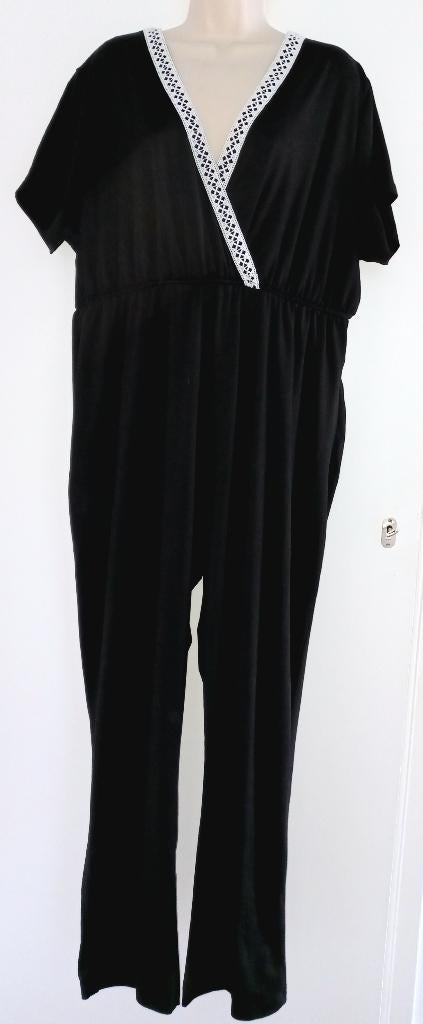 Jumpsuit maat 46/48, Kleding | Dames, Grote Maten, Ophalen of Verzenden, Zo goed als nieuw, Zwart, Broek of Spijkerbroek