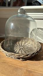 Stolp met rieten schaal, Ophalen of Verzenden, Zo goed als nieuw