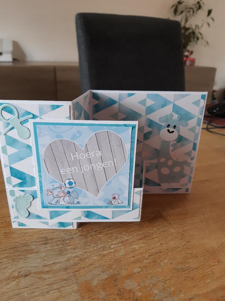 Scrap-Hoera een jongen!(863), Ophalen of Verzenden, Nieuw, Overige thema's
