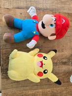 Mario en Pikachu knuffels, Ophalen of Verzenden, Gebruikt, Overige typen