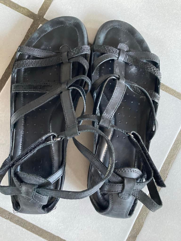 Ecco Flash sandalen maat 40 - Zwart, Zwart, Nieuw, Sandalen of Muiltjes, Ophalen of Verzenden