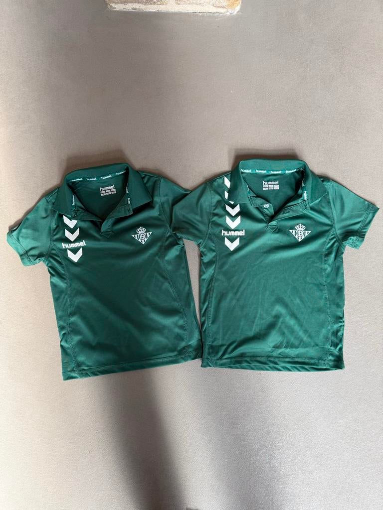 Real Betis trainingspolo - maat 6/8 jaar, Ophalen of Verzenden, Gebruikt, Jongen of Meisje