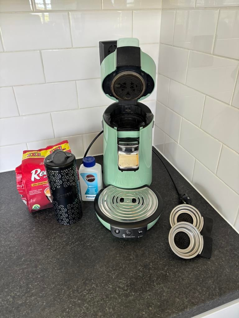 Mint groene senseo, Ophalen, Gebruikt, Koffiemachine
