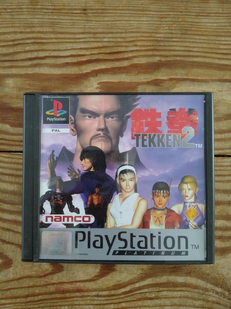 Tekken 2 - PlayStation 1 (PS1) - Platinum Edition, Spelcomputers en Games, Games | Sony PlayStation 1, Gebruikt, Vechten, 2 spelers