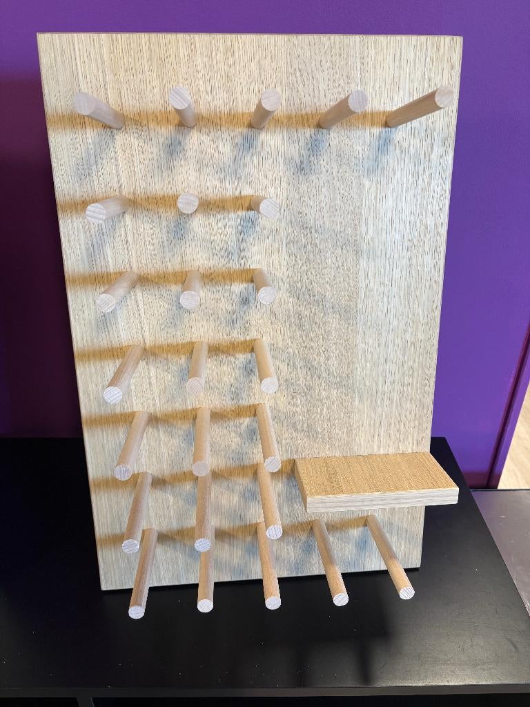 Peg boarden, Ophalen, Gebruikt