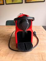 Nespresso koffiemachine rood, Gebruikt, Koffiemachine, Ophalen of Verzenden, Koffiepads en cups