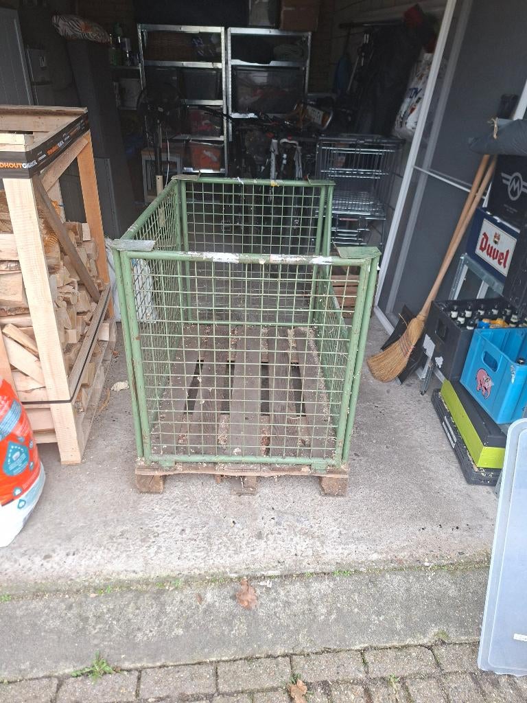 Gitterbox met opzetrand, Doe-het-zelf en Verbouw, Kratten en Dozen, Ophalen, Gebruikt, 100 cm of meer, 60 cm of meer