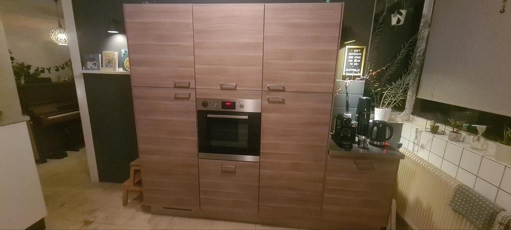 IKEA Keukenblok met 3 kasten, 3x60cm breed, 210cm hoog, Huis en Inrichting, Keuken | Complete keukens, Ophalen, Gebruikt, Bruin