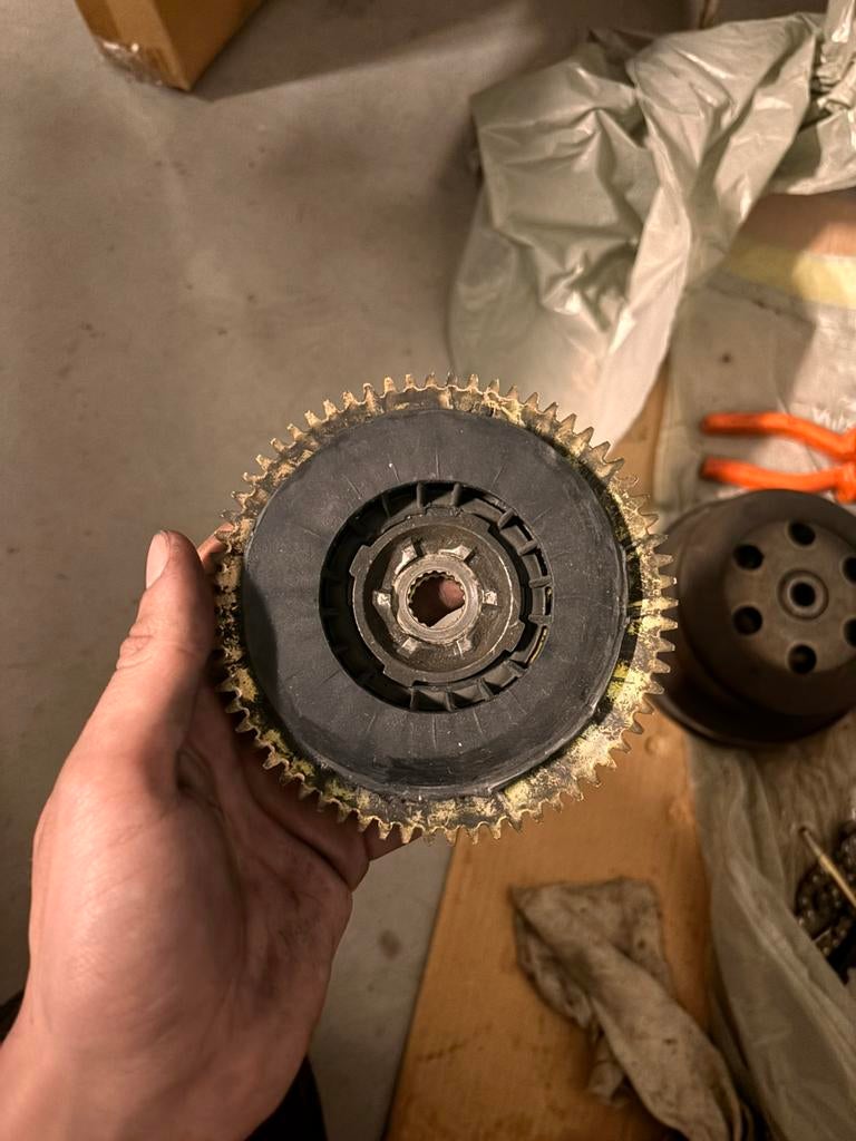 Zip 50cc 4takr starterkrans en variohuis met rolletjes, Ophalen, Gebruikt, Overige typen, Piaggio