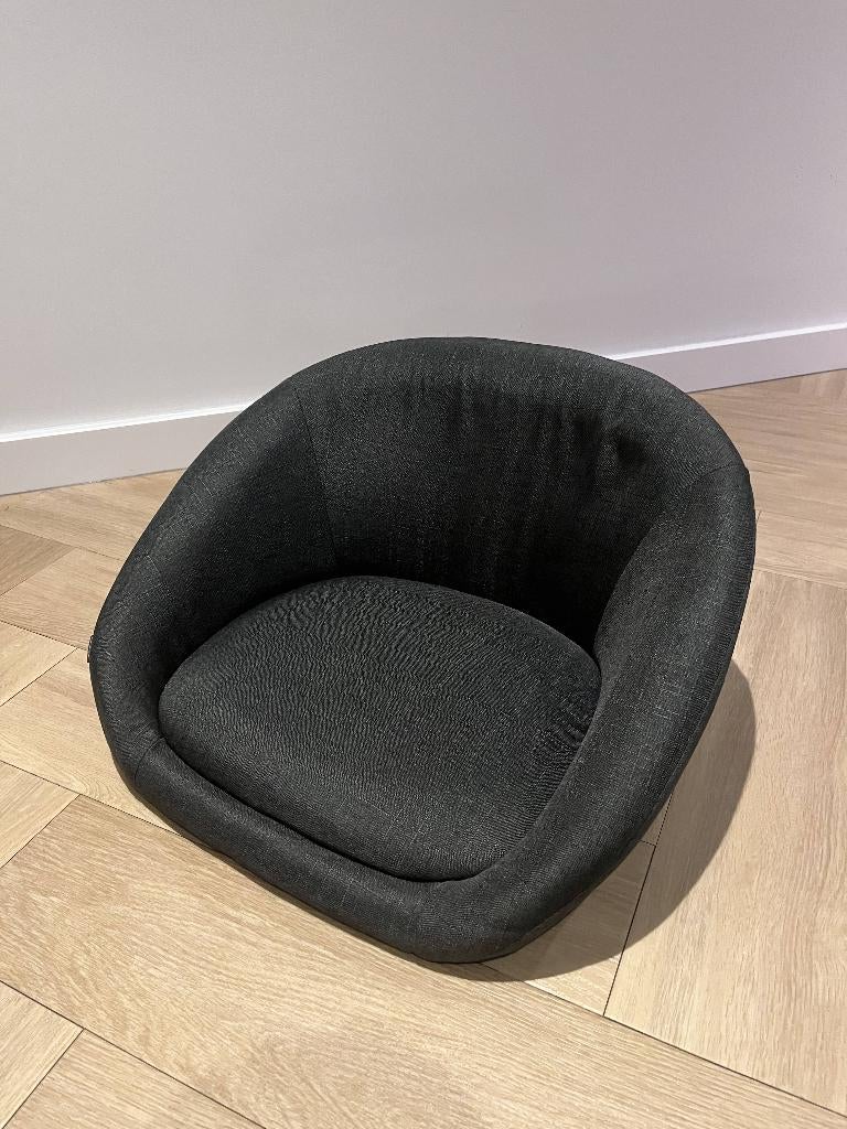 Barkruk stof donkergrijs (NIEUW IN DE DOOS), 60 tot 90 cm, Nieuw, Ophalen of Verzenden, 1 kruk