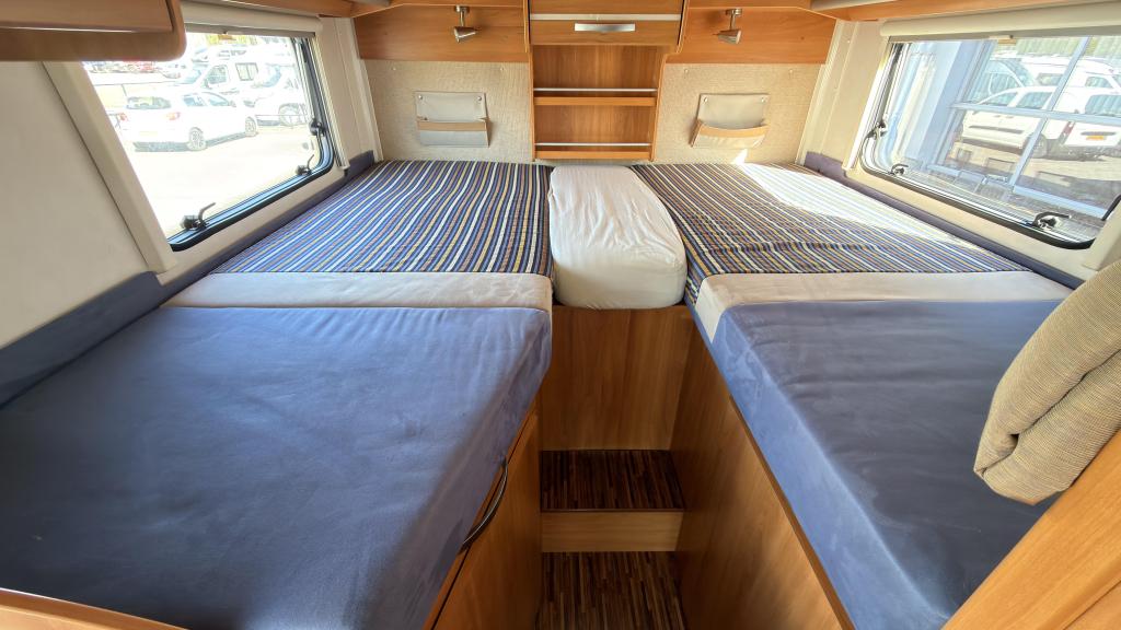 Enkele bedden 2x airco De Hymer Van 562 Uit 2008|107dkm, Ringverwarming, Ford, Bedrijf, Tot en met 3