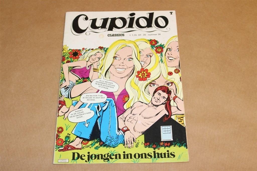 Cupido - De jongen in ons huis - 1975, Eén stripboek, Ophalen of Verzenden, Gelezen