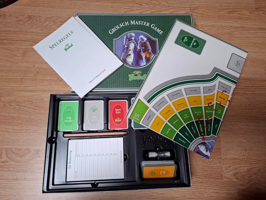 Nieuw Grolsch Master Game: Triviant & Pubquiz in één!, Hobby en Vrije tijd, Gezelschapsspellen | Bordspellen, Vijf spelers of meer