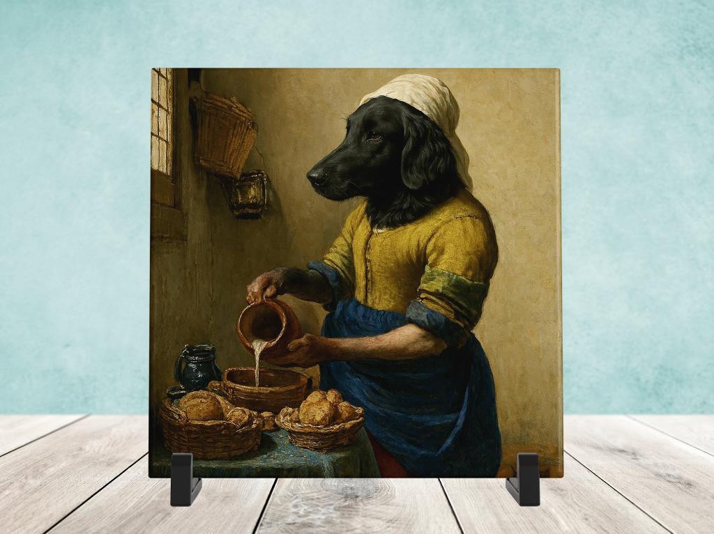 Het Melkmeisje - Flatcoated Retriever, Verzenden, Nieuw