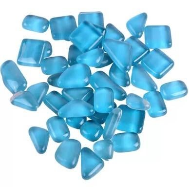 Colourful Mosaics soft glas polygonal à 65 gram lichtblauw, ., Overige thema's, Nieuw, Ophalen of Verzenden