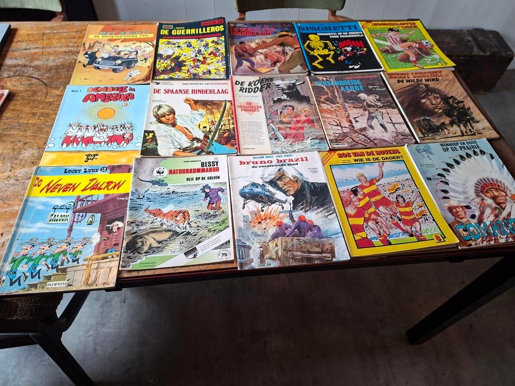 15 keer strips diversen oa Roodbaard Koene Ridder, Boeken, Meerdere comics, Ophalen of Verzenden, Zo goed als nieuw, Europa