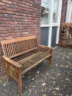 Gratis houten bankje voor tuin of terras, Ophalen of Verzenden, Gebruikt, Hout