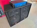 2x JBL JRX115 speakers, eventueel met bijpassende versterker, Ophalen, JBL, Zo goed als nieuw, 120 watt of meer
