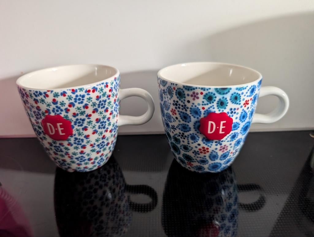 Bekers Douwe Egberts, dots, Ophalen of Verzenden, Nieuw, Overige stijlen, Kop(pen) en/of Schotel(s)