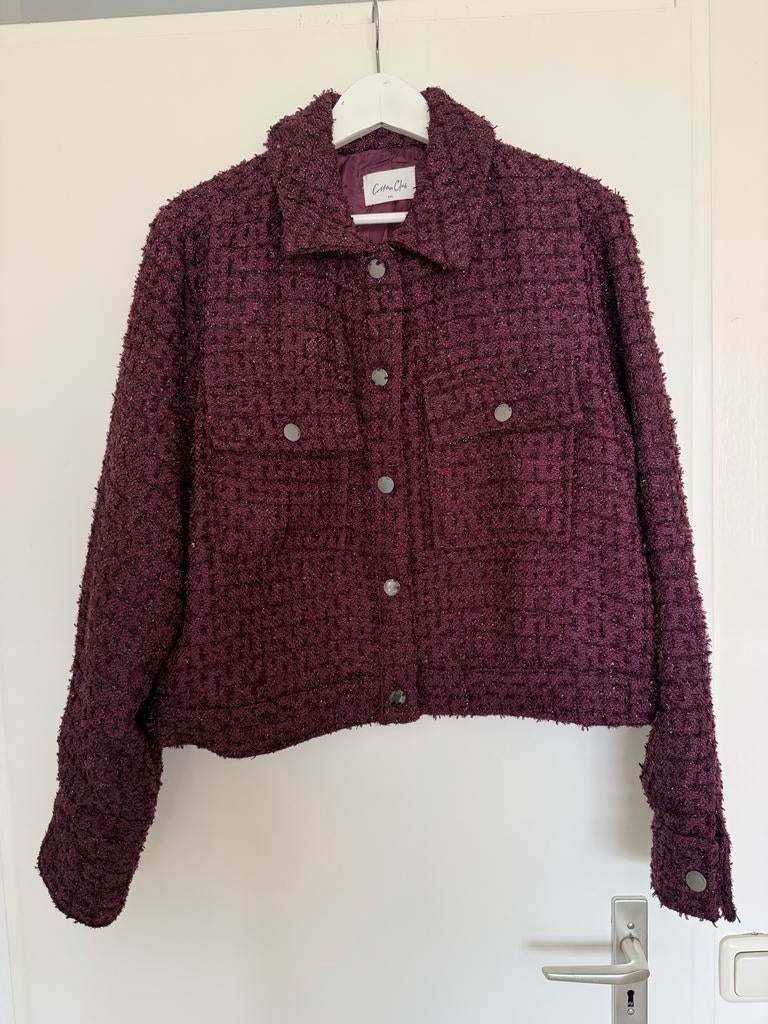 Cotton Club Jasje, Kleding | Dames, Jassen | Zomer, Ophalen of Verzenden, Zo goed als nieuw, Maat 46/48 (XL) of groter, Rood