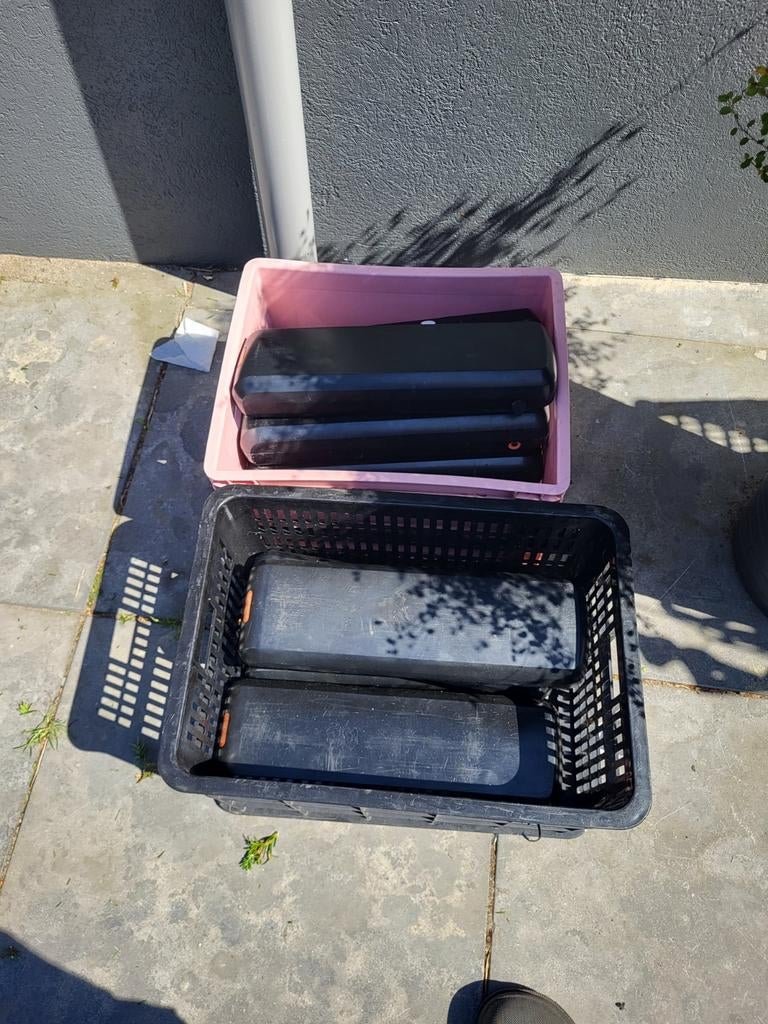 Bafang accu's 5x werkend, 6 x defect, Ophalen, Gebruikt