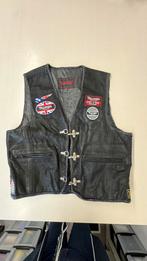 Motor Leren Dames of Heren vest maat XXL zwart, Motoren, Ophalen of Verzenden