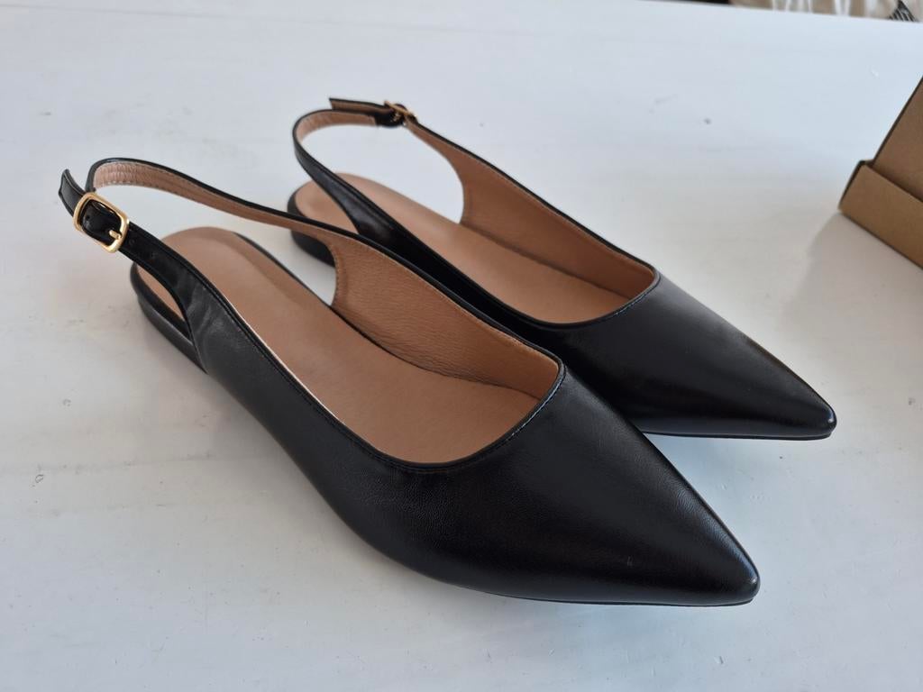 Slingbacks zwart, Kleding | Dames, Schoenen, Ophalen of Verzenden, Nieuw, Zwart