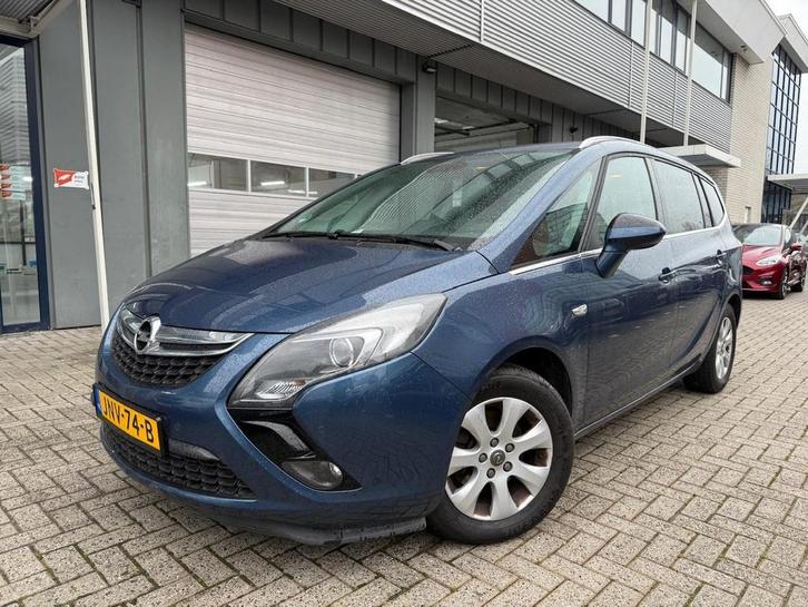 Opel Zafira 1.4 Benzine | Trekhaak | 7 zitplaatsen | Hoge in, Auto's, Opel, Bedrijf, Te koop, Zafira, ABS, Achteruitrijcamera