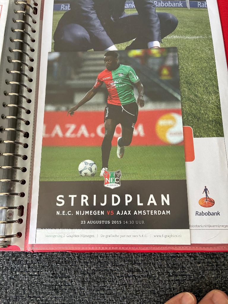 Diverse programma’s Ajax competitie, Ophalen of Verzenden, Gebruikt, Ajax, Boek of Tijdschrift