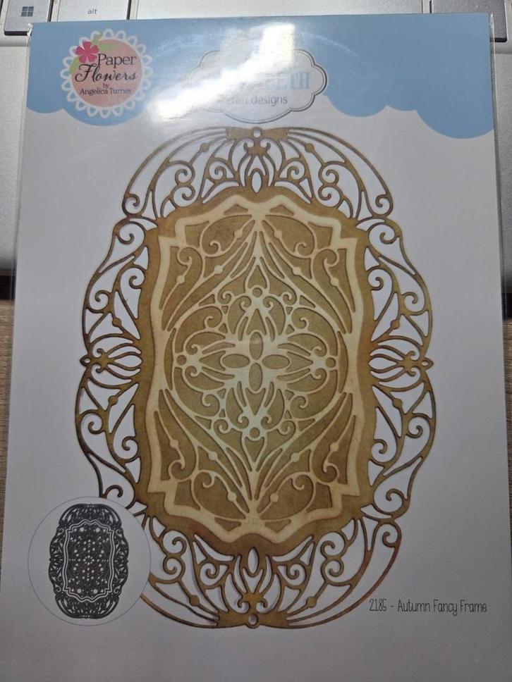 mal ECD autumn fancy frame 2185, Hobby en Vrije tijd, Kaarten | Zelf maken, Nieuw, Pons of Mal, Overige thema's, Ophalen of Verzenden