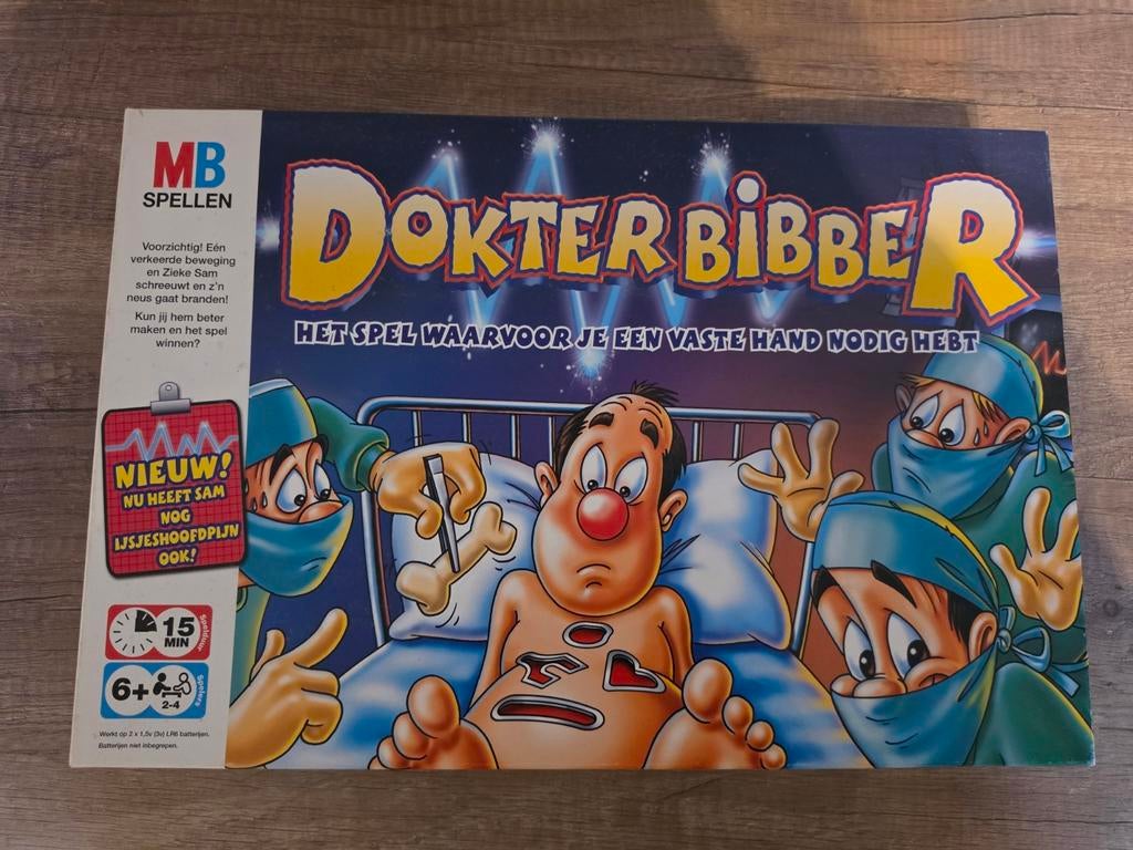 Spel Dokter Bibber, Ophalen, Zo goed als nieuw, MB Spellen