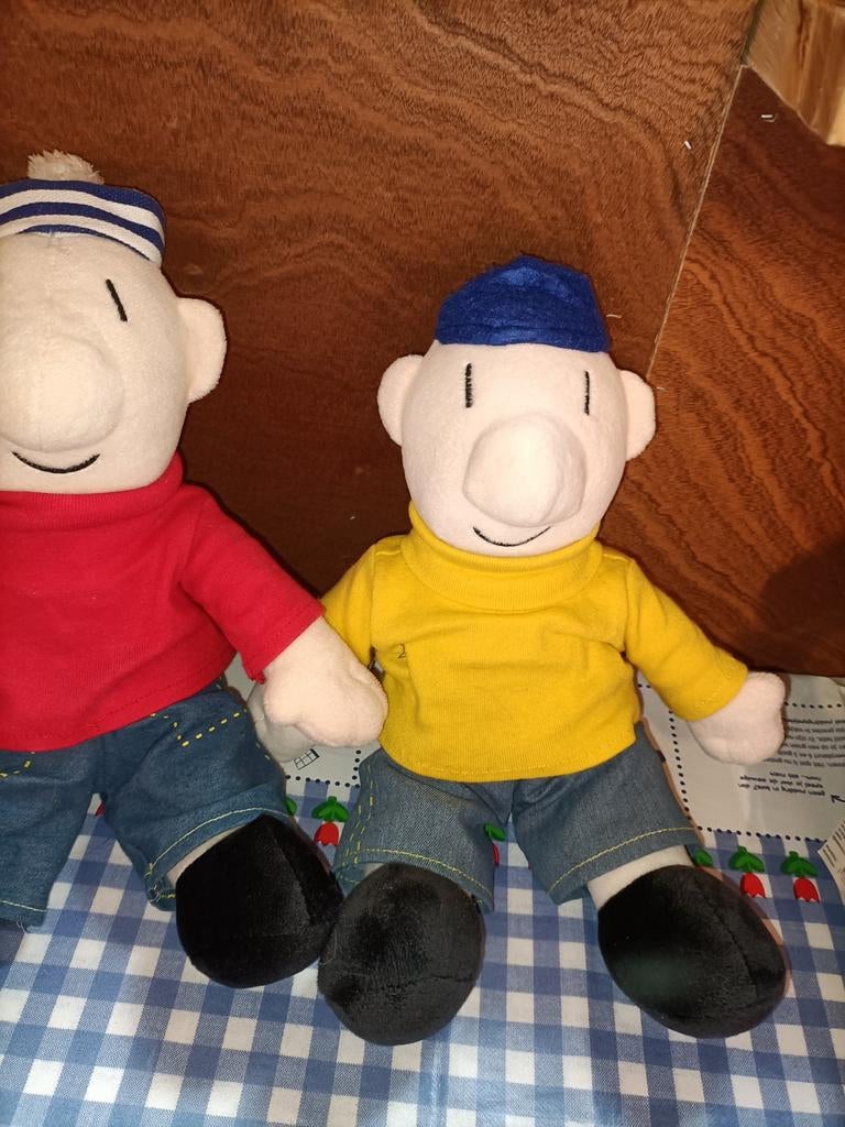Originele zittende Buurman en Buurman knuffels, Kinderen en Baby's, Speelgoed | Knuffels en Pluche, Ophalen of Verzenden, Zo goed als nieuw