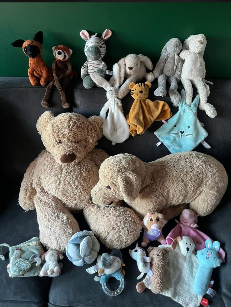 Diverse knuffels, Hema, Ikea, happy horse, nature planet,, Ophalen of Verzenden, Zo goed als nieuw