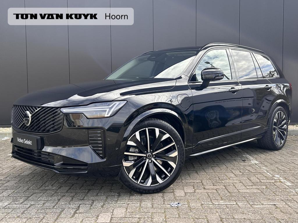 Volvo XC90 2.0 T8 Plug-in hybrid AWD Ultra Dark / Luchtverin, Gebruikt, 4 cilinders, 7 stoelen, Zwart