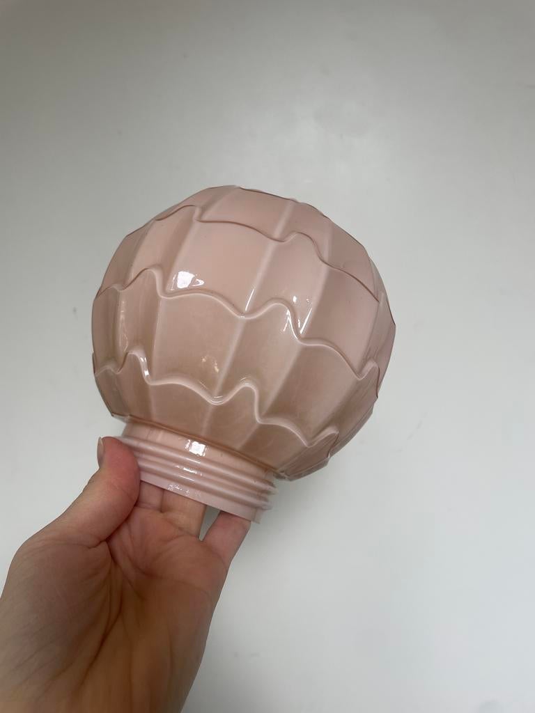 Antieke Roze Lampenkap - Art Deco Stijl, Antiek en Kunst, Ophalen of Verzenden