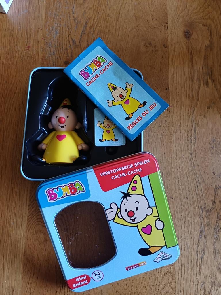 Bumba Zoekspel / Verstopspel in blikken doos, Ophalen, Gebruikt, Jongen of Meisje