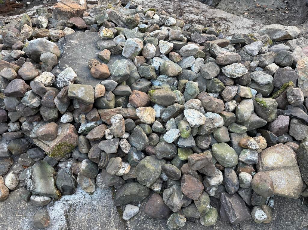 Partij stenen en rotsen voor vijver, tuin of decoratie, Tuin en Terras, Grind, Keien en Split, Ophalen, Overige materialen, Gebruikt