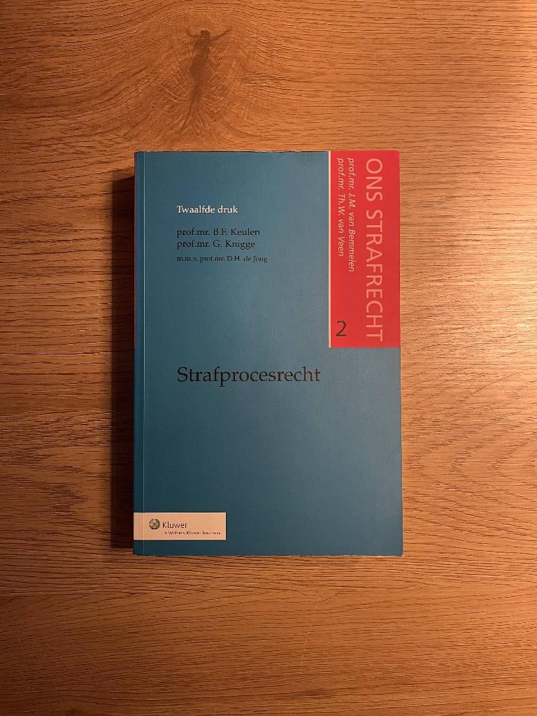 Strafprocesrecht, B.F. Keulen & G. Knigge, 12e druk, Ophalen of Verzenden, Beta, Gelezen, HBO