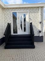 Voorjaarsactie Chalet opstap trap bordestrap woonwagen, Tuin en Terras, Ophalen of Verzenden, Nieuw, Hout
