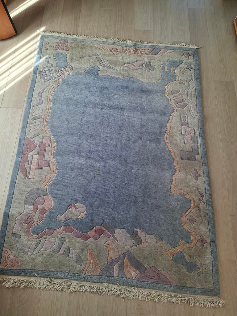 Nepal handgeknoopt wollen vloerkleed, Ophalen, Gebruikt, 200 cm of meer, 200 cm of meer