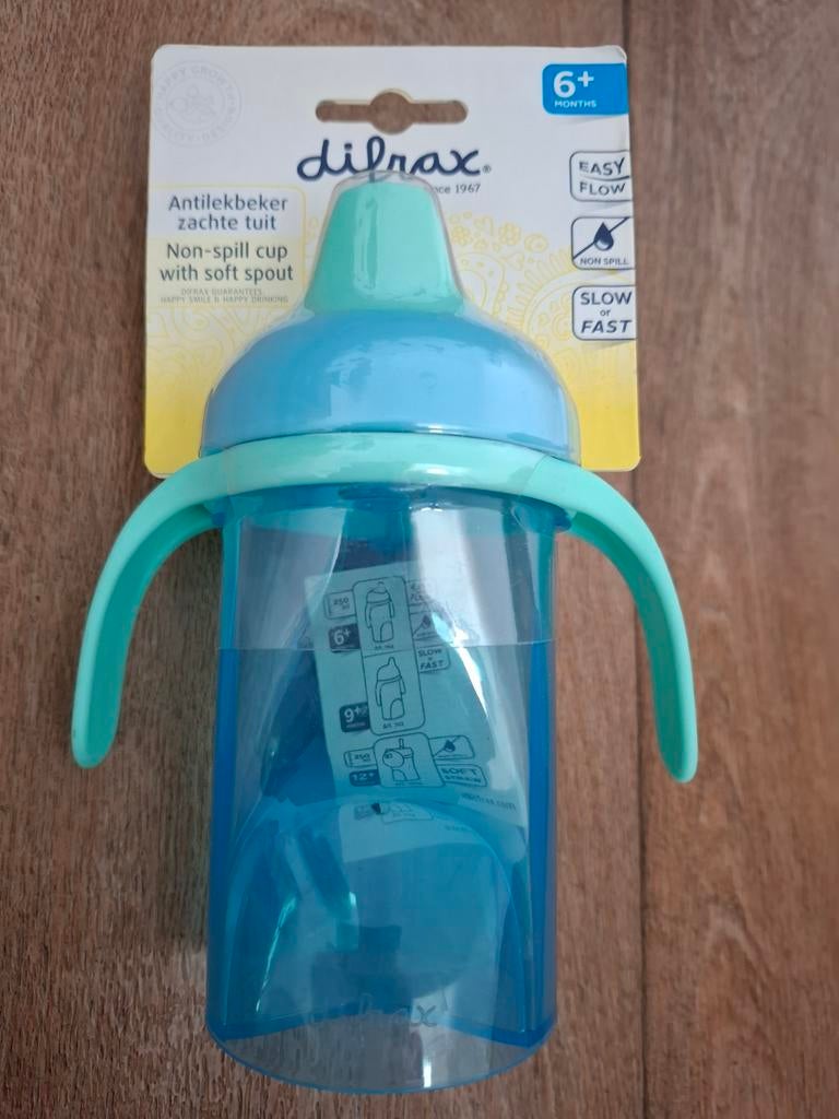 Difrax Antilekbeker Zachte Tuit 250ml (Nieuw), Ophalen of Verzenden