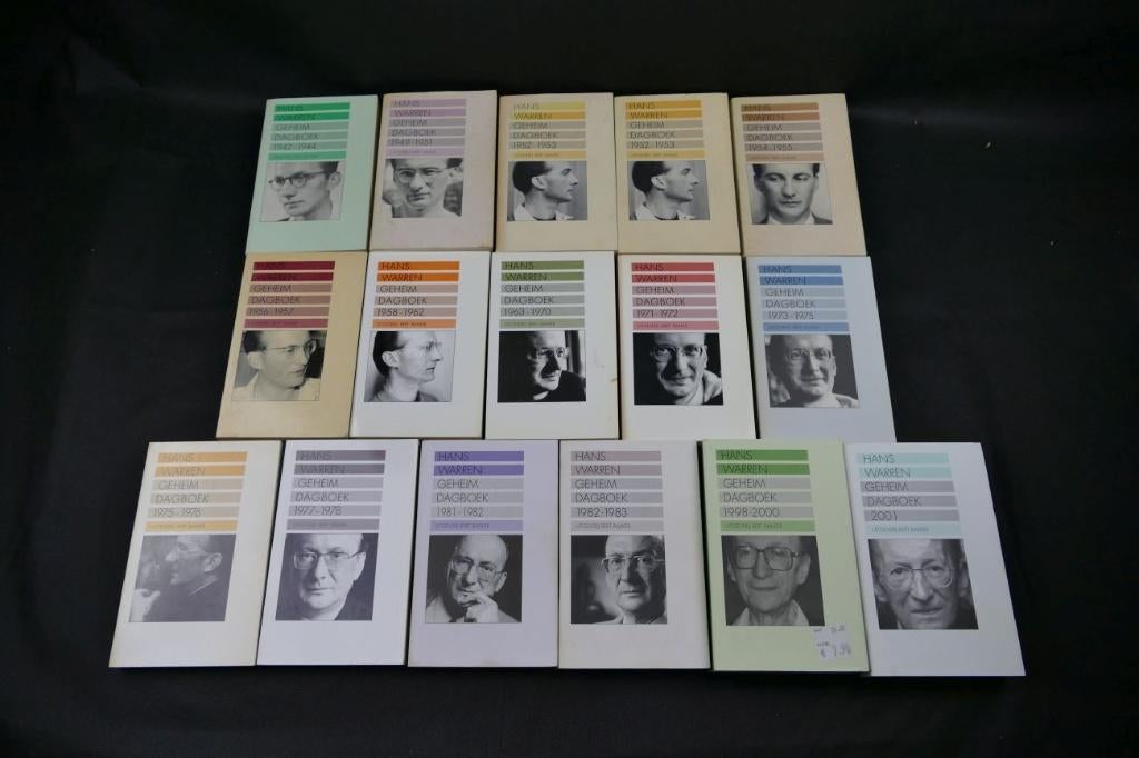Hans Warren - Geheim Dagboek: complete set van 15 delen, Ophalen of Verzenden, Gelezen